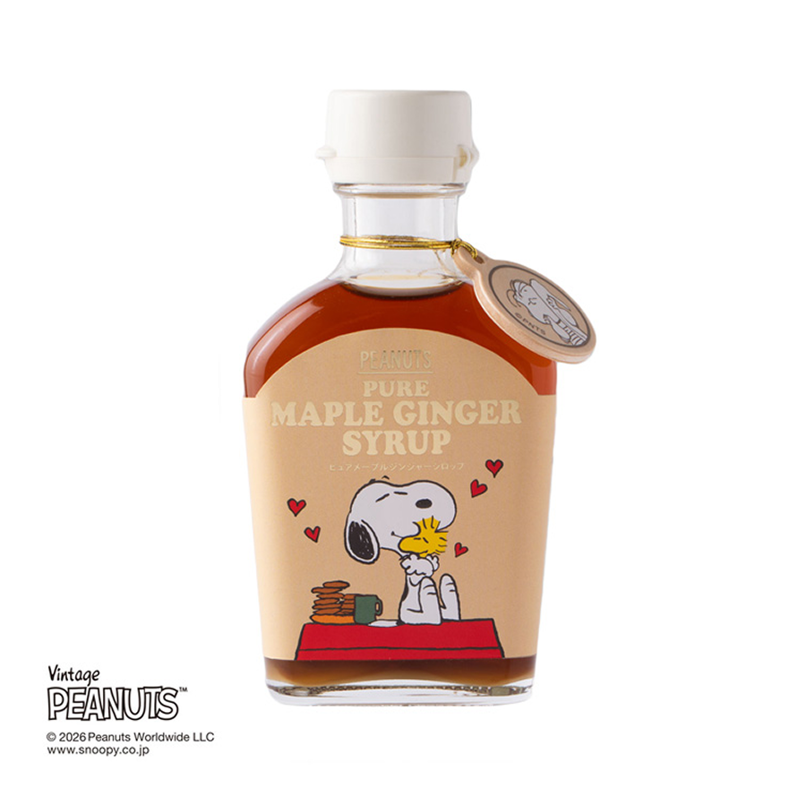 SNOOPY ピュアメープルジンジャーシロップ